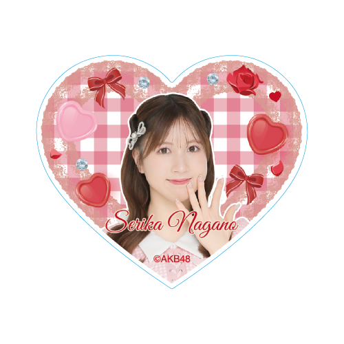 ハート型ステッカー　永野 芹佳