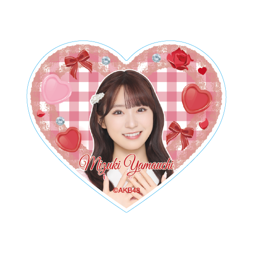 ハート型ステッカー　山内 瑞葵