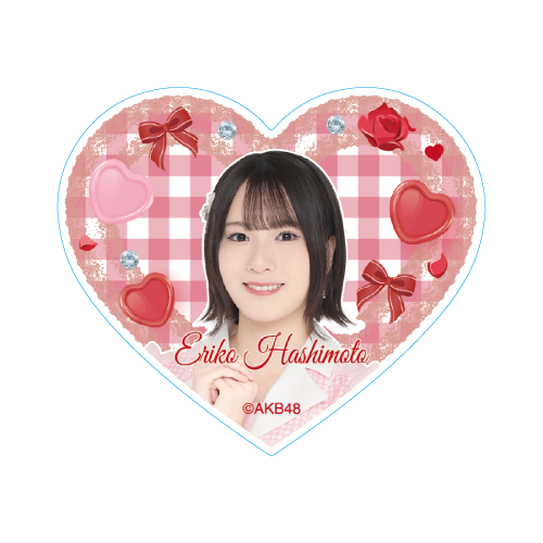 ハート型ステッカー　橋本 恵理子