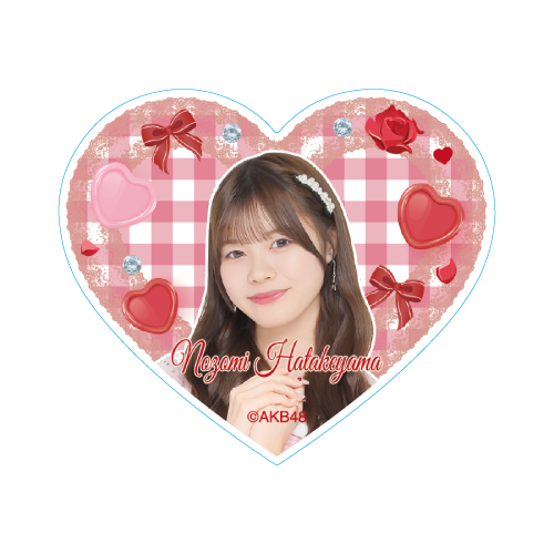 ハート型ステッカー　畠山 希美