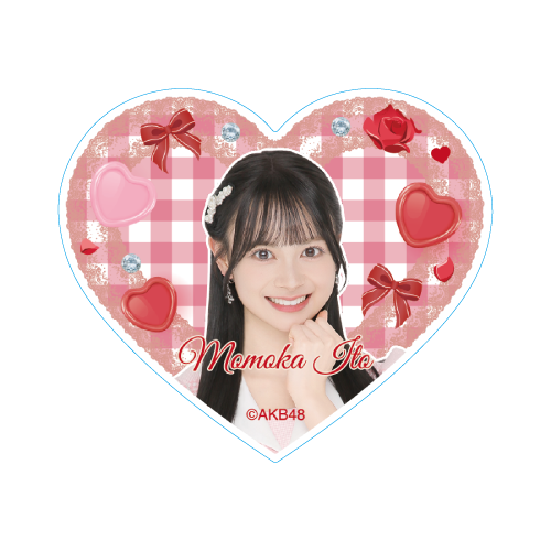 ハート型ステッカー　伊藤 百花