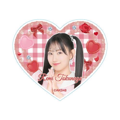 ハート型ステッカー　徳永 羚海