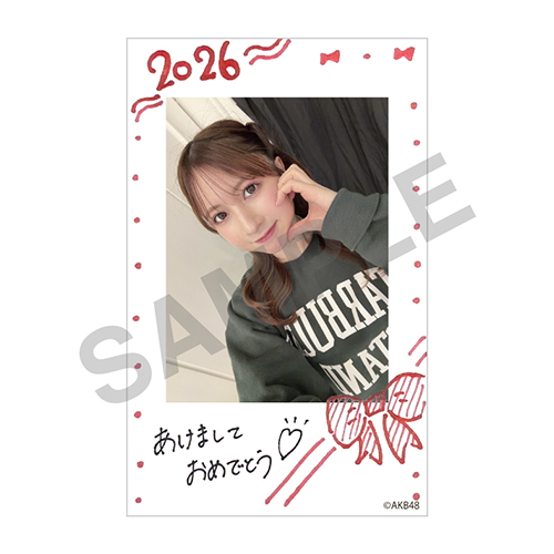 チェキ風カード　永野 芹佳