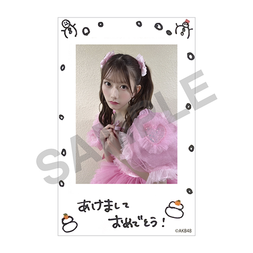 チェキ風カード　千葉 恵里