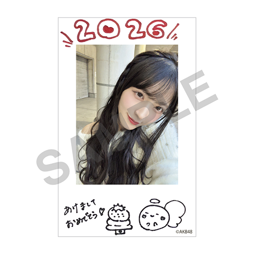 チェキ風カード　佐藤 綺星