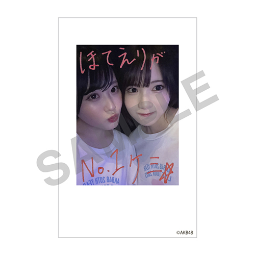 チェキ風カード　橋本 恵理子