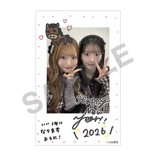 チェキ風カード　平田 侑希