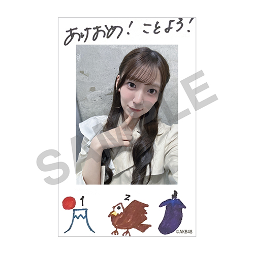 チェキ風カード　工藤 華純