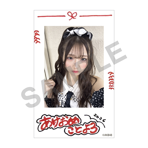 チェキ風カード　迫 由芽実