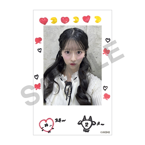 チェキ風カード　八木 愛月