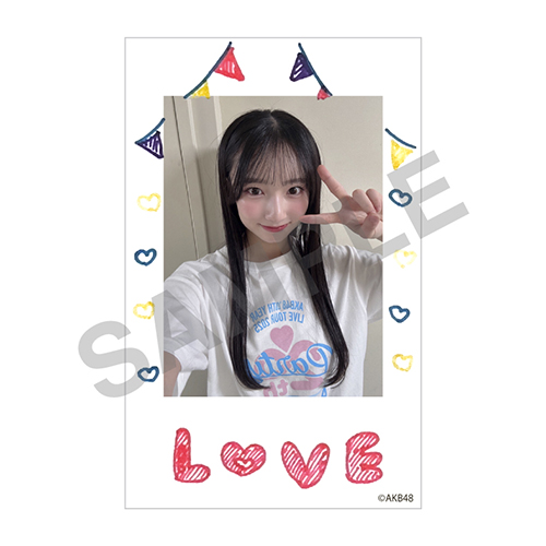 チェキ風カード　白鳥 沙怜