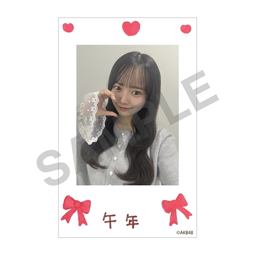 チェキ風カード　花田 藍衣