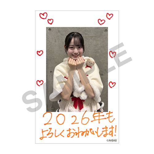 チェキ風カード　近藤 沙樹