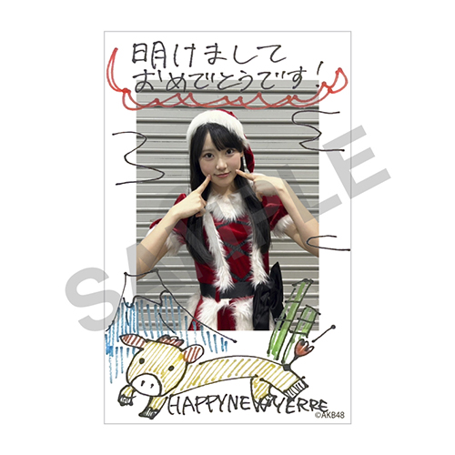 チェキ風カード　丸山 ひなた