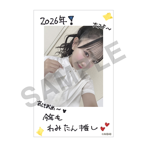 チェキ風カード　徳永 羚海