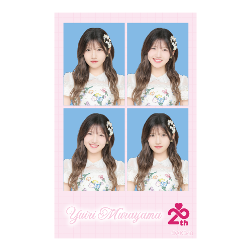 証明写真風フォトカード　村山 彩希