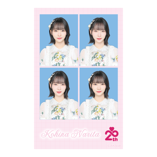 証明写真風フォトカード　成田 香姫奈